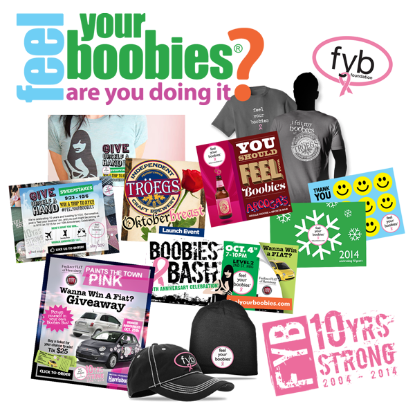 Feel Your Boobies Assorted Marketing